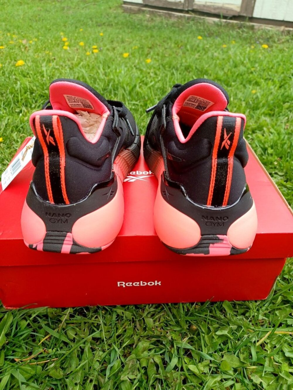 NWT Reebok Nano Gym Training Shoe Black/Pink Lightweight Comfy Sneaker Women 5.5 - Picture 7 of 10